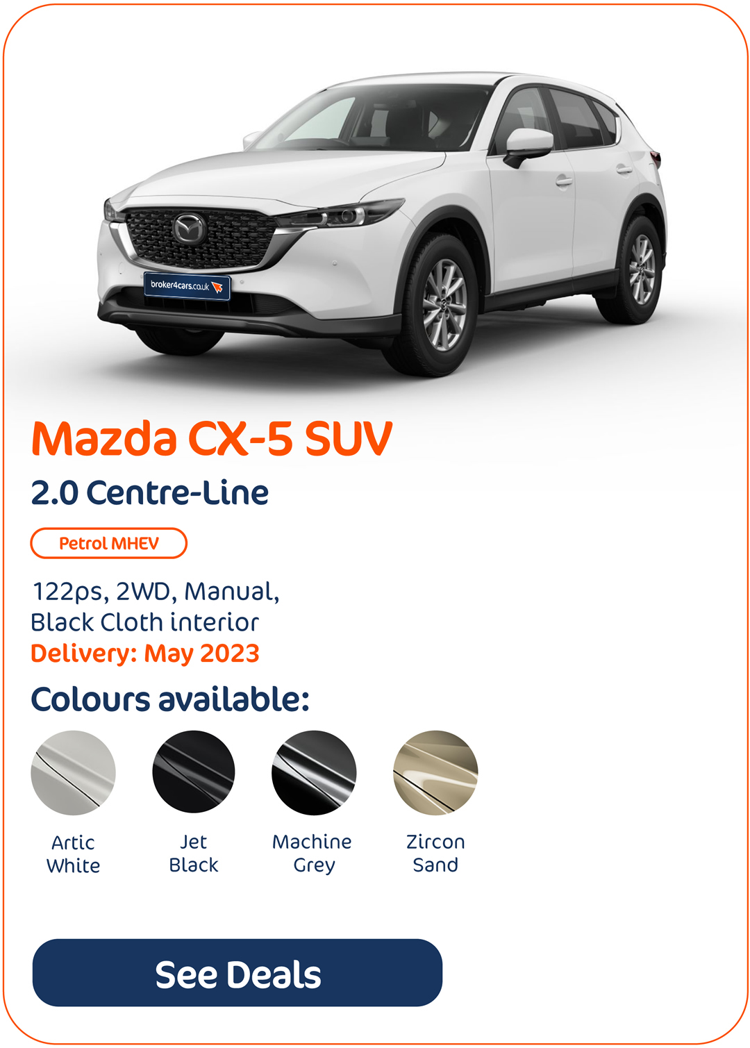 Mazda CX-5 SUV 2.0 Centre-Line - Click to Enquire